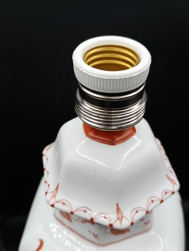 Lámpara de mesa porcelana