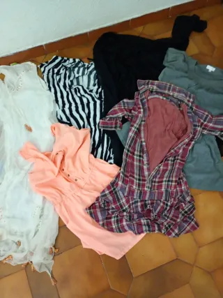Lote Ropa Talla S/M: Vestidos, Faldas, Petos