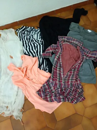 Lote Ropa Talla S/M: Vestidos, Faldas, Petos