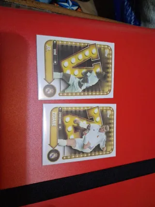 Cromos Real Madrid Topps Vini Jr. y Zidane