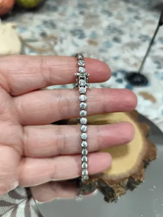 Pulsera Riviere Plata de Ley 925