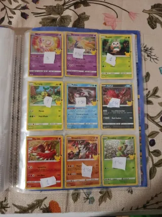 Cartas Pokémon 25 Aniversario