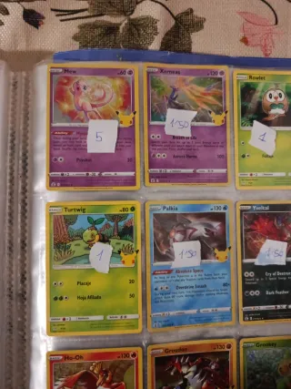 Cartas Pokémon 25 Aniversario