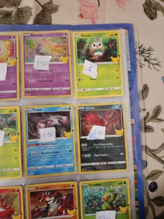 Cartas Pokémon 25 Aniversario