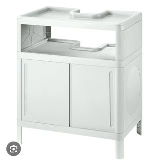 Armario bajo lavabo LILLTJÄRN blanco