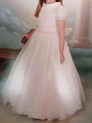 Vestido de comunión niña Talla 8/10 años y bolso