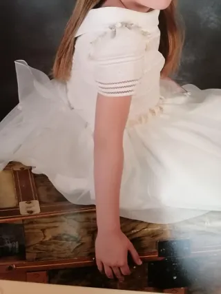 Vestido de comunión niña Talla 8/10 años y bolso
