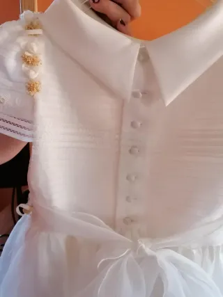 Vestido de comunión niña Talla 8/10 años y bolso