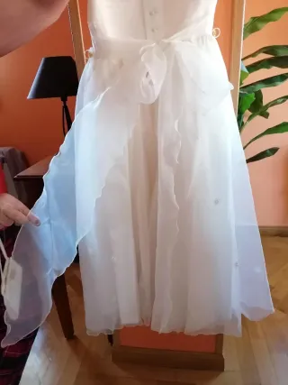 Vestido de comunión niña Talla 8/10 años y bolso