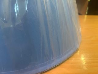 Pantalla de lámpara colgante azul