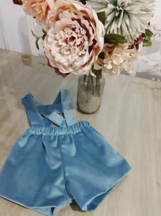 Traje de acompañante azul