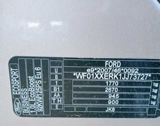 Módulo ford gn1519g490ca ecosport 1.0 350838