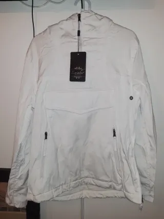 Sudadera polar blanca