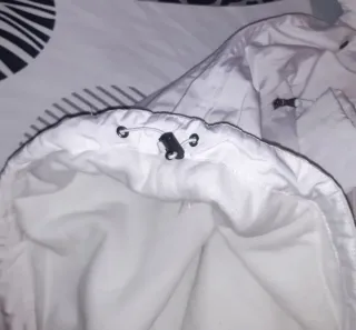 Sudadera polar blanca