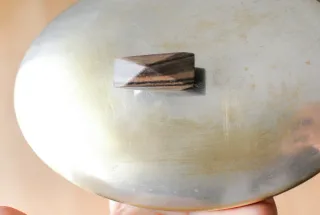 Biscottiera Art Decò argento e cristallo