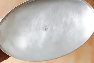 Biscottiera Art Decò argento e cristallo