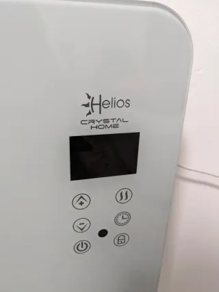 4 Estufa Helios Cristal Blanca 2000W con modo bajo