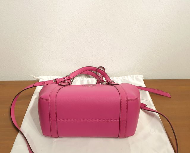 Borsa shopper in pelle Michael Kors, rosa fucsia