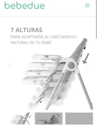 Trona Ivolia 2 en 1: Hamaca y Trona