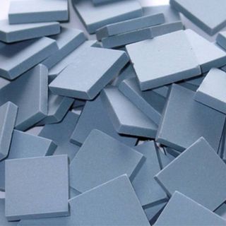 Teselas gres 2x2 cms color azul claro