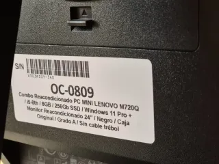 Lenovo Todo en 1 Negro