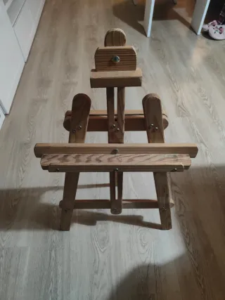 Caballete de madera pequeño