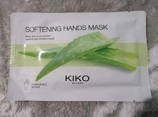 Pochette Kiko dorata con 6 maschere