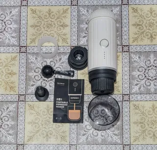 Cafetera Portátil - Café molido y cápsulas