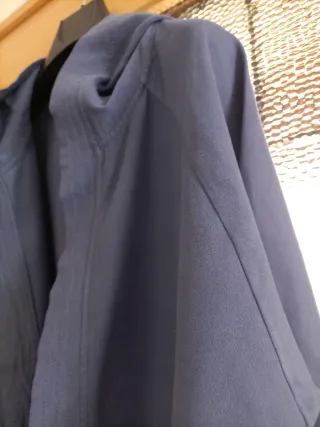 Accappatoio in microfibra blu