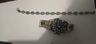 Reloj Gatsby Dorado y Plateado