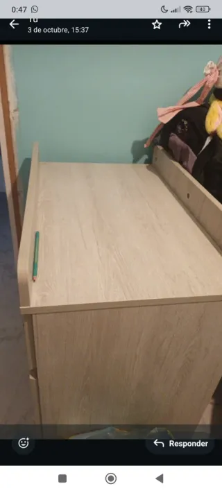 Cuna convertible en cama