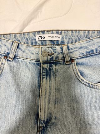 Falda larga vaquera Zara