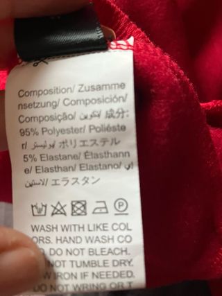 Vestido rojo manga larga