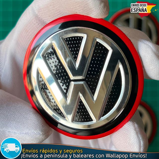 X4 Emblemas Volkswagen 56mm Pegatinas Tapacubos
