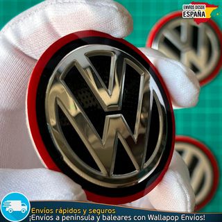 X4 Emblemas Volkswagen 56mm Pegatinas Tapacubos