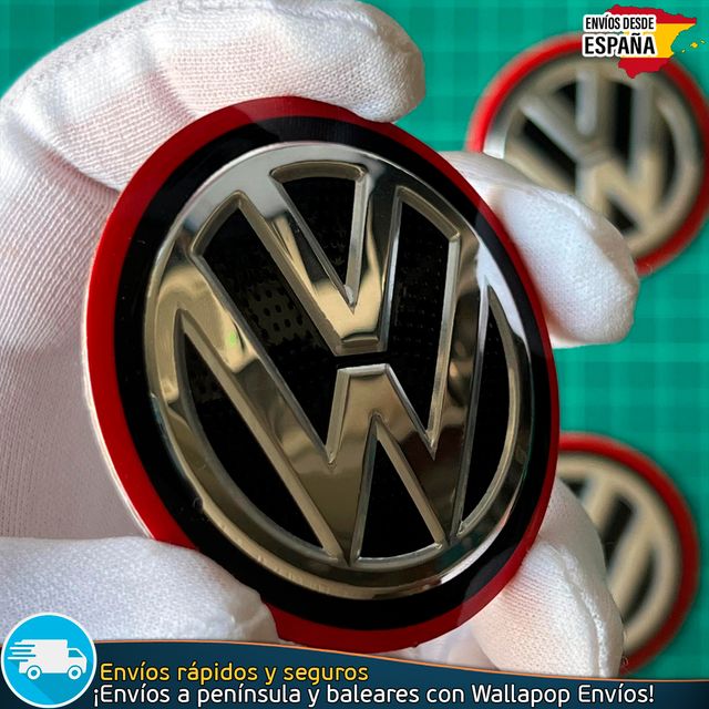 X4 Emblemas Volkswagen 56mm Pegatinas Tapacubos