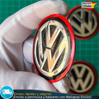 X4 Emblemas Volkswagen 56mm Pegatinas Tapacubos