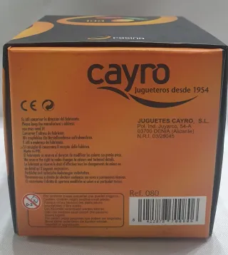 Fichas de póker Cayro + Baraja de regalo