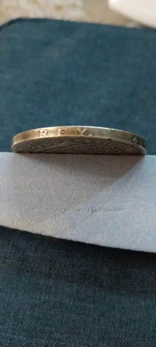 Moneda Plata Isabel II 20 Reales 1859