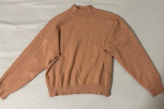 Jersey cuello alto naranja talla s