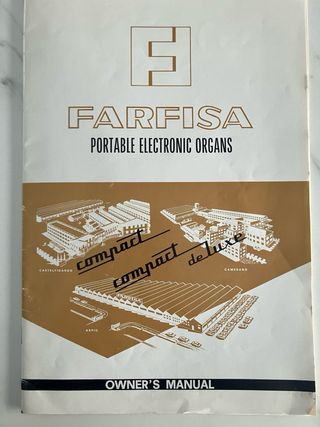 Organo Farfisa Compact + Amplificador