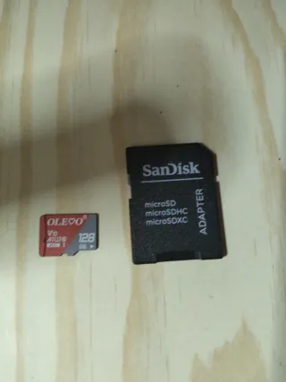 Micro SD 128 GB con adaptador