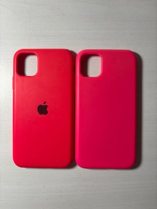 Fundas iPhone 11 Pro Rojas y Fucsia