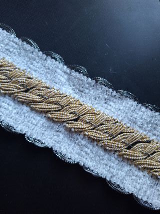 Pasamaneria ancha galón adorno cinta cordon