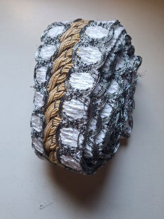 Pasamaneria ancha galón adorno cinta cordon