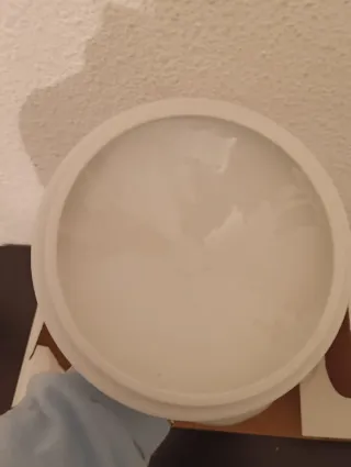 Juego de platos de porcelana blanca