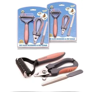 Set Cuidado Mascotas: Cortaúñas y Peine