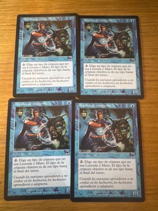 Lote 4 Cartas Magic Artífice de Imágenes
