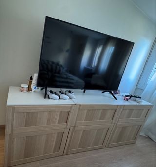 Cómoda IKEA Madera y Blanca