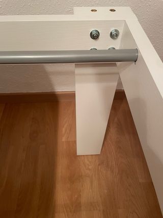 Mesa comedor cuadrada extensible blanca mate 90x90